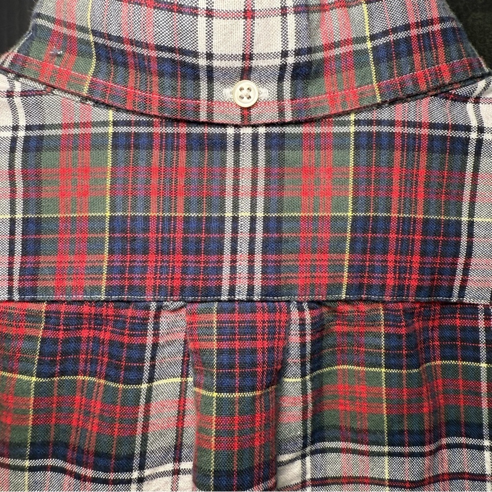 Polo Ralph Lauren Red and Green Casual Button Down Shirt Size Large holiday - Picture 8 of 9